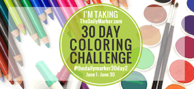 30 day colouring challenge