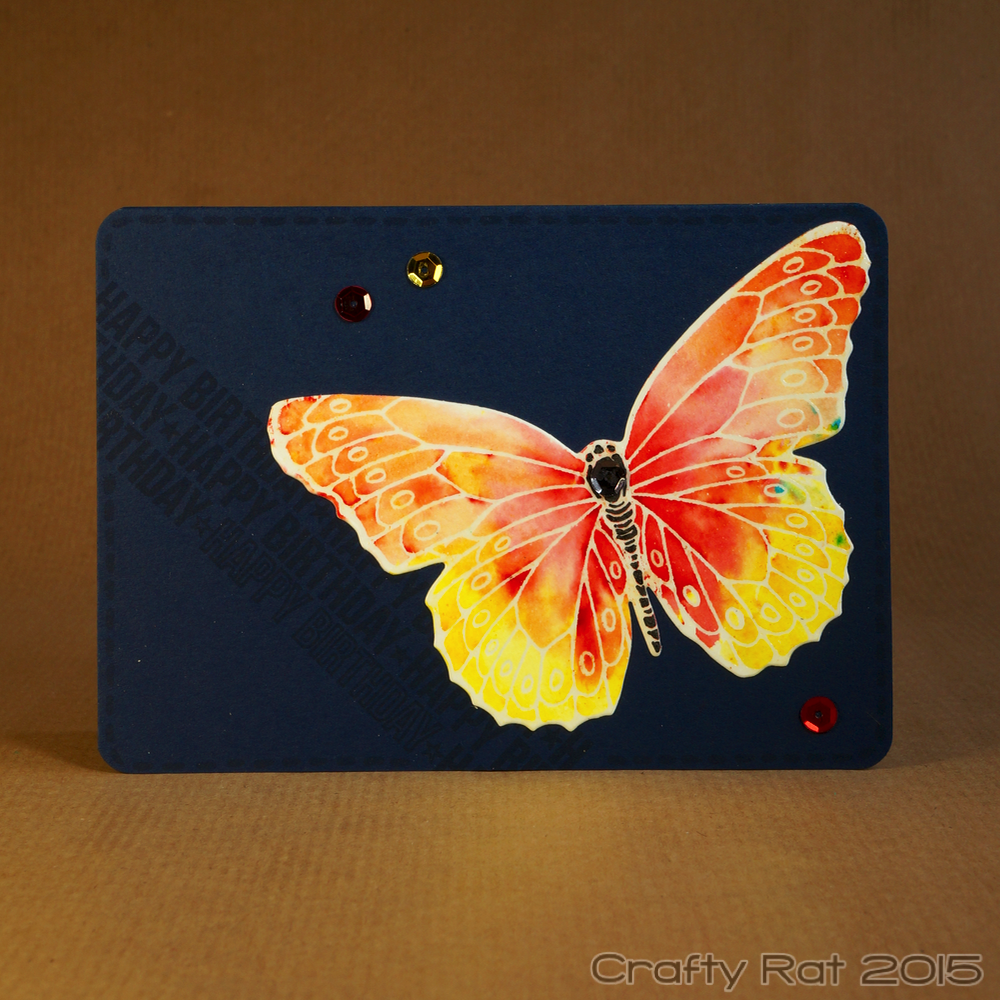 Red and yellow butterfly